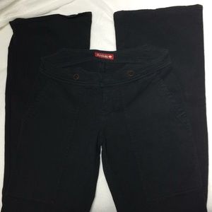 KillaH Black Long Flared Pants